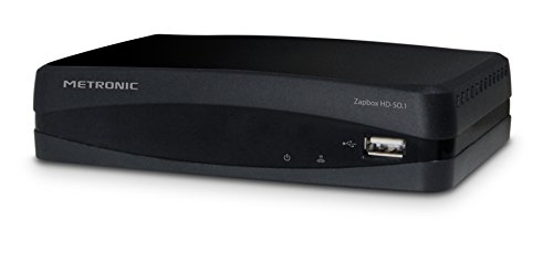 Metronic 441615 Décodeur / Adaptateur TNT HD Haute-définition Zapbox HD-SO.1 - Noir