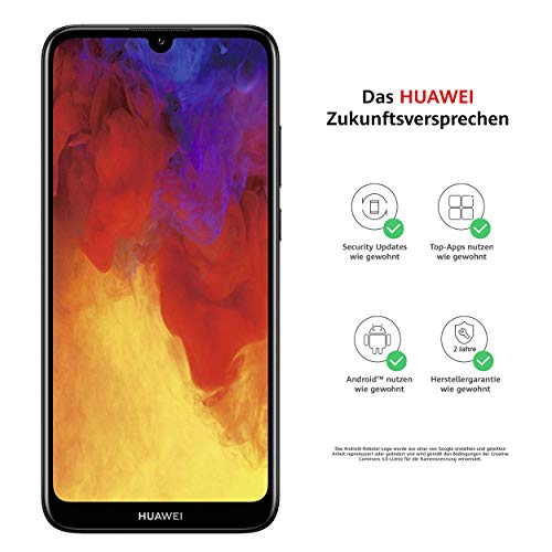 Huawei Y6 Smartphone Débloqué 4G (6,09 pouces - 32Go - Double Nano SIM - Android 9.0) Noir