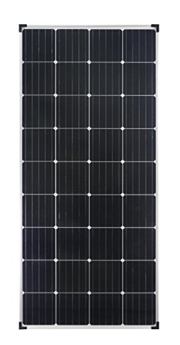 enjoysolar® Module solaire monocristallin 150 W 12 V Panneau solaire mono 150 W idéal pour le jardin, camping-car, caravane