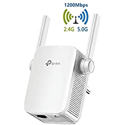 TP-Link RE305 Répéteur WiFi - Amplificateur WiFi AC 1200 Mbps, WiFi Extender, WiFi Booster, 1 Port Ethernet, Augmente la borne wifi, Compatible avec toutes les box internet , Blanc