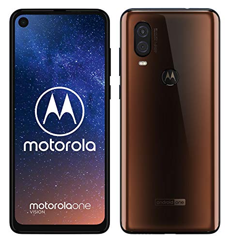 Motorola One Vision (6.3 Pouces, 4Go RAM, 128Go ROM, Double Nano SIM, Android 9.0) Bronze