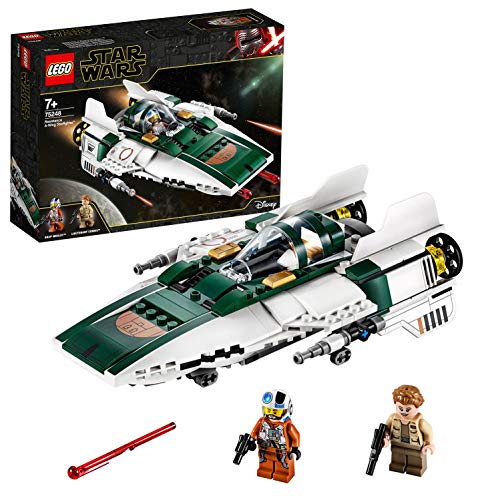 LEGO®-Star WarsTM A-Wing StarfighterTM de la Résistance Jouet Enfant à Partir de 7 ans, 269 Pièces à Construire 75248