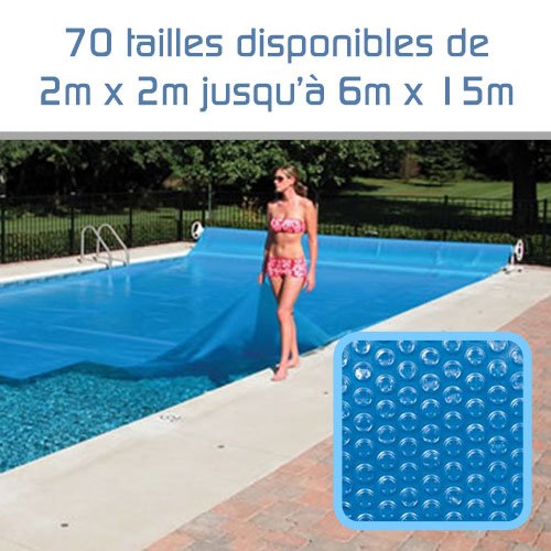 Linxor France ® Bâche à Bulles sur Mesure 300 microns / 70 Tailles Disponibles/Norme CE