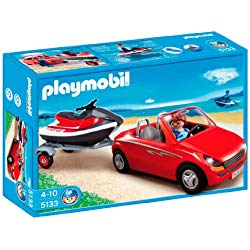 Playmobil - 5133 - Jeu de construction - Voiture avec remorque et jet-ski