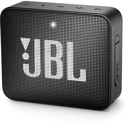JBL GO 2 Mini Enceinte Bluetooth Portable - Étanche pour Piscine & Plage IPX7 - Autonomie 5hrs - Qualité Audio, Bluetooth, Noir